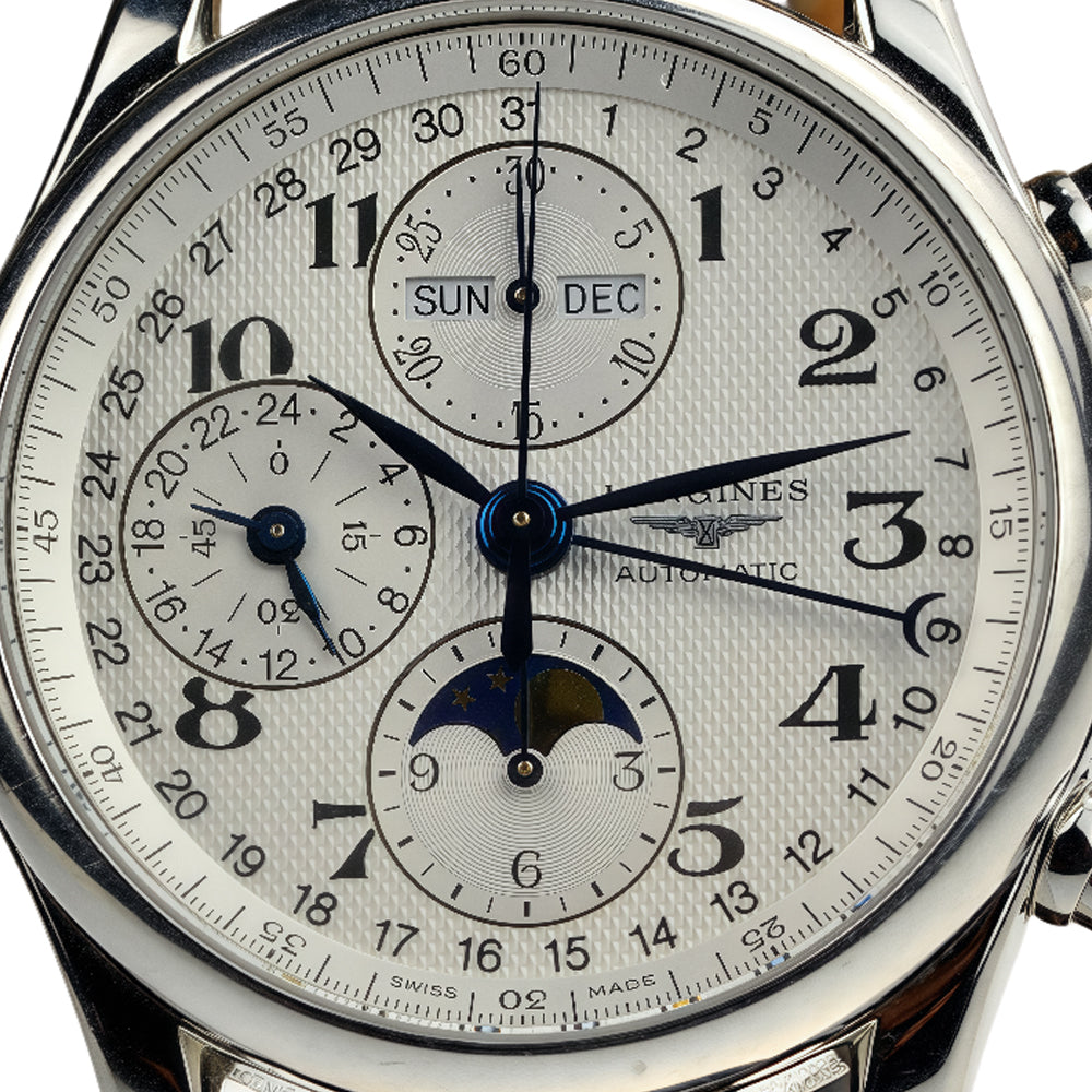 Longines Master Collection Automatic Chronograph Wrist Watch with Moon Phase