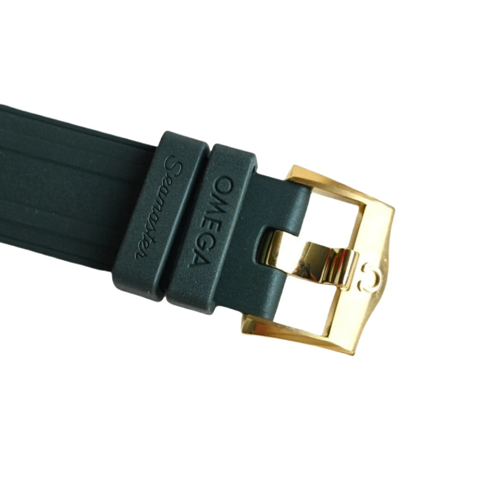 Omega The New Omega Seamaster Gold And Green Gold-Plated 42mm Mechanical Watch