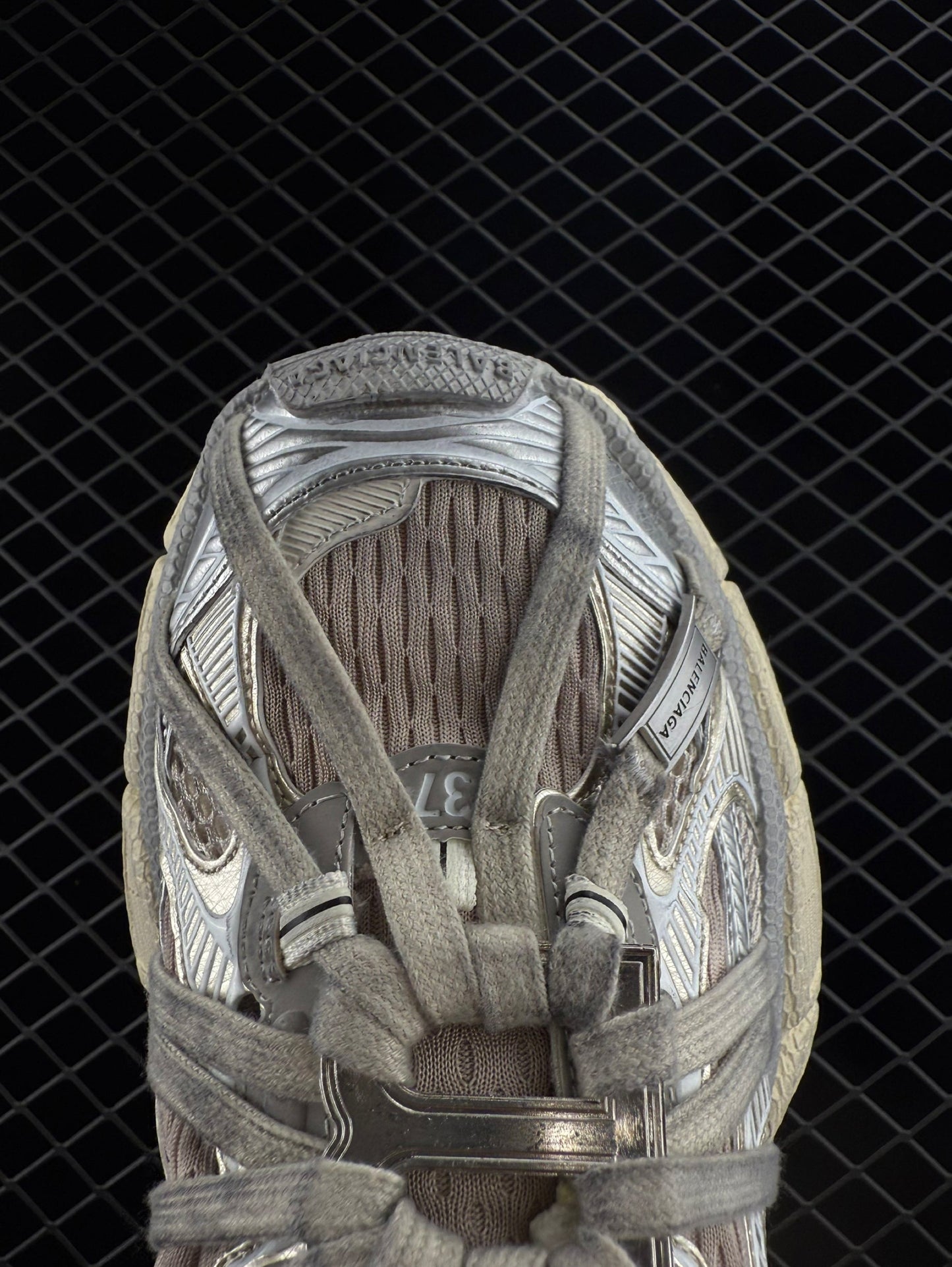 Balenciaga 3XL Extreme Lace Sneakers 3+ Low-Top Retro Trend Versatile Casual Jogging Running Shoes