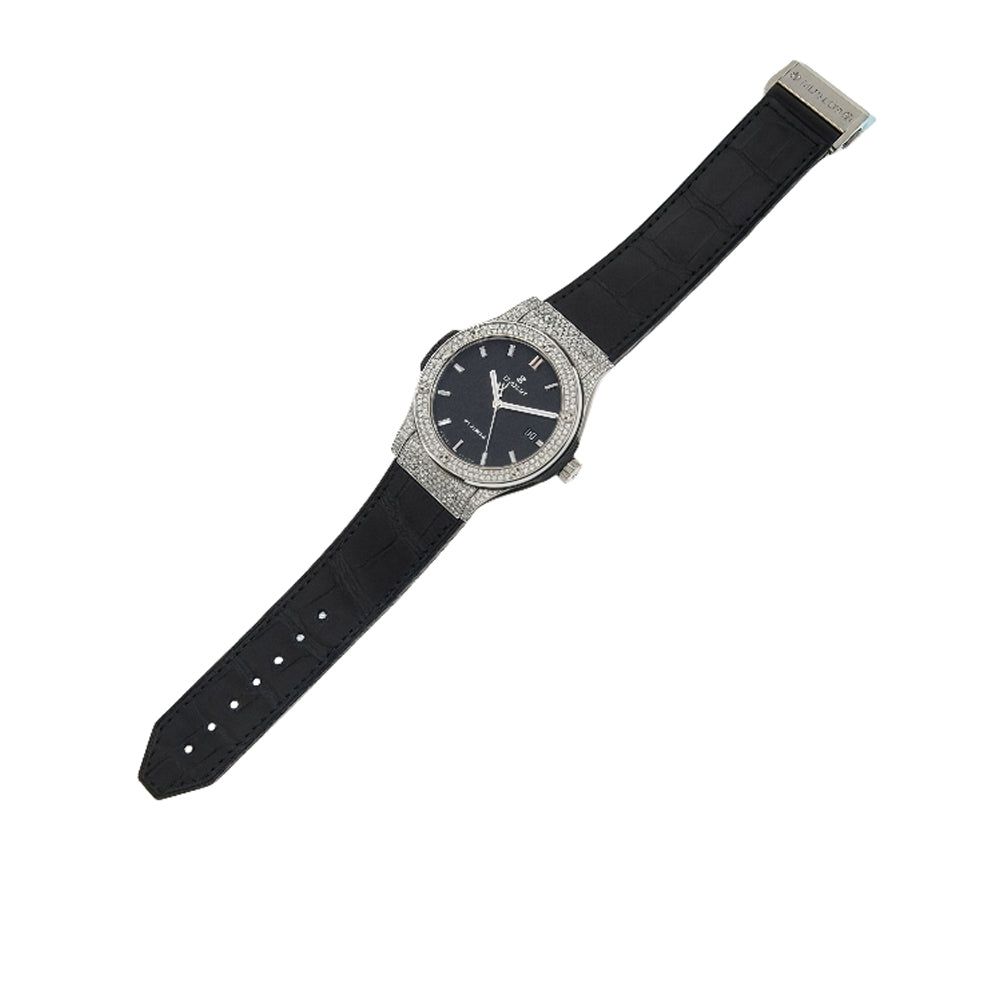 Hublot Classic Fusion Titanium Black Automatic Wrist Watch