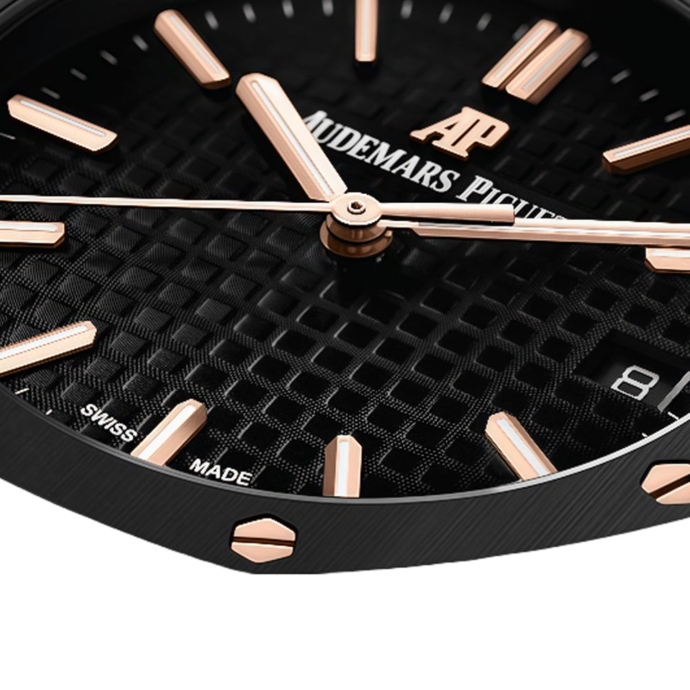 Audemars Piguet Royal Oak Self Winding 34mm Black Wrist Watch