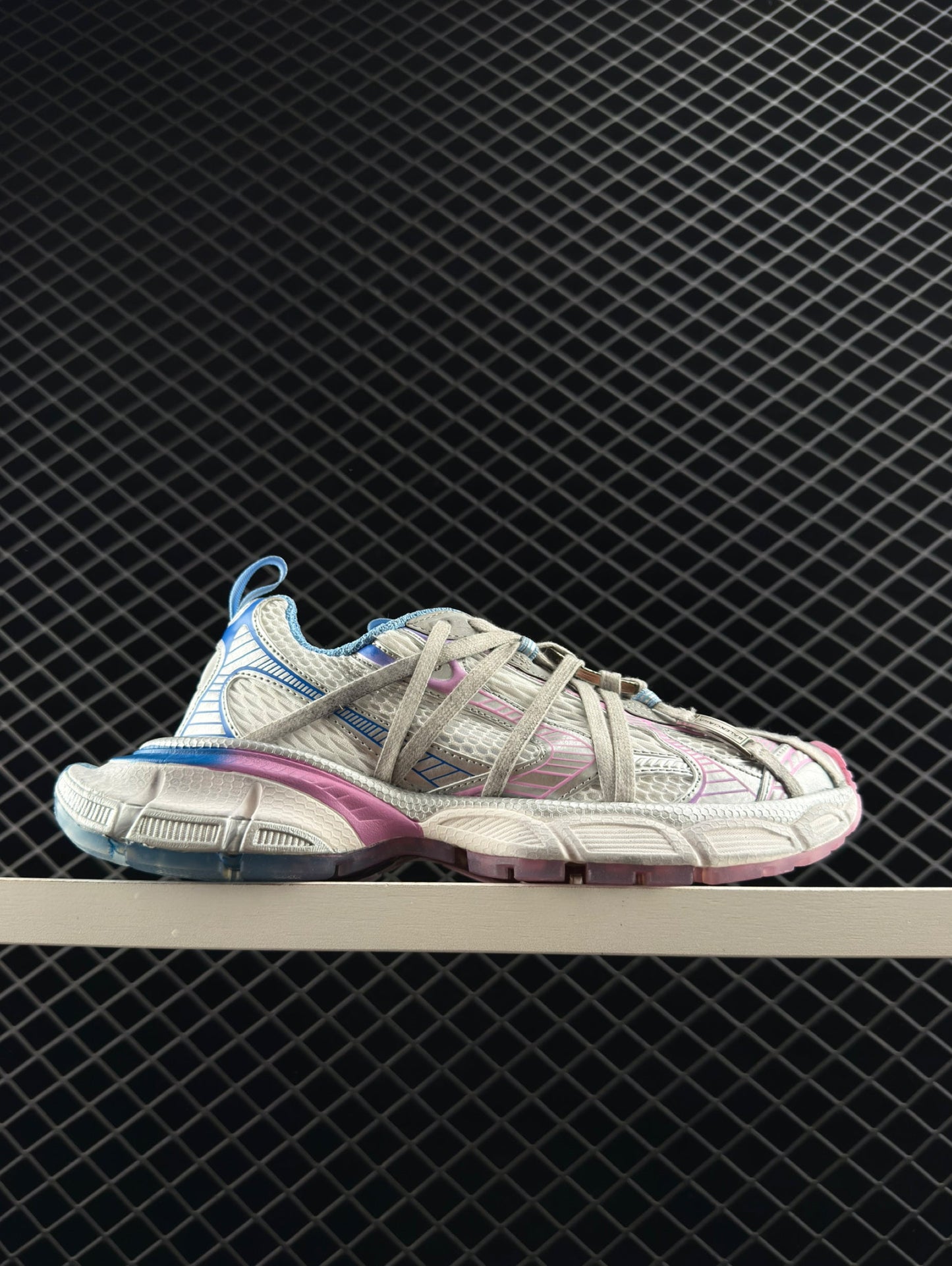 Balenciaga Taupe Mix Low Top Clunky Style Casual Jogging Running Shoes