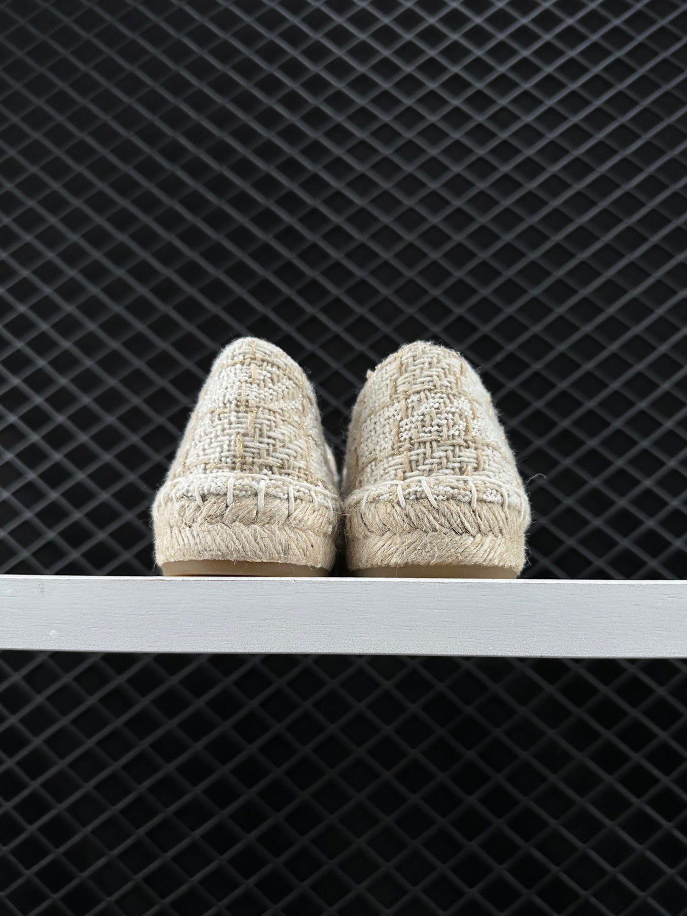 Chanel Espadrilles Leather Cap Toe Women's Shoes Casual Versatile Chunky Heeled Loafer