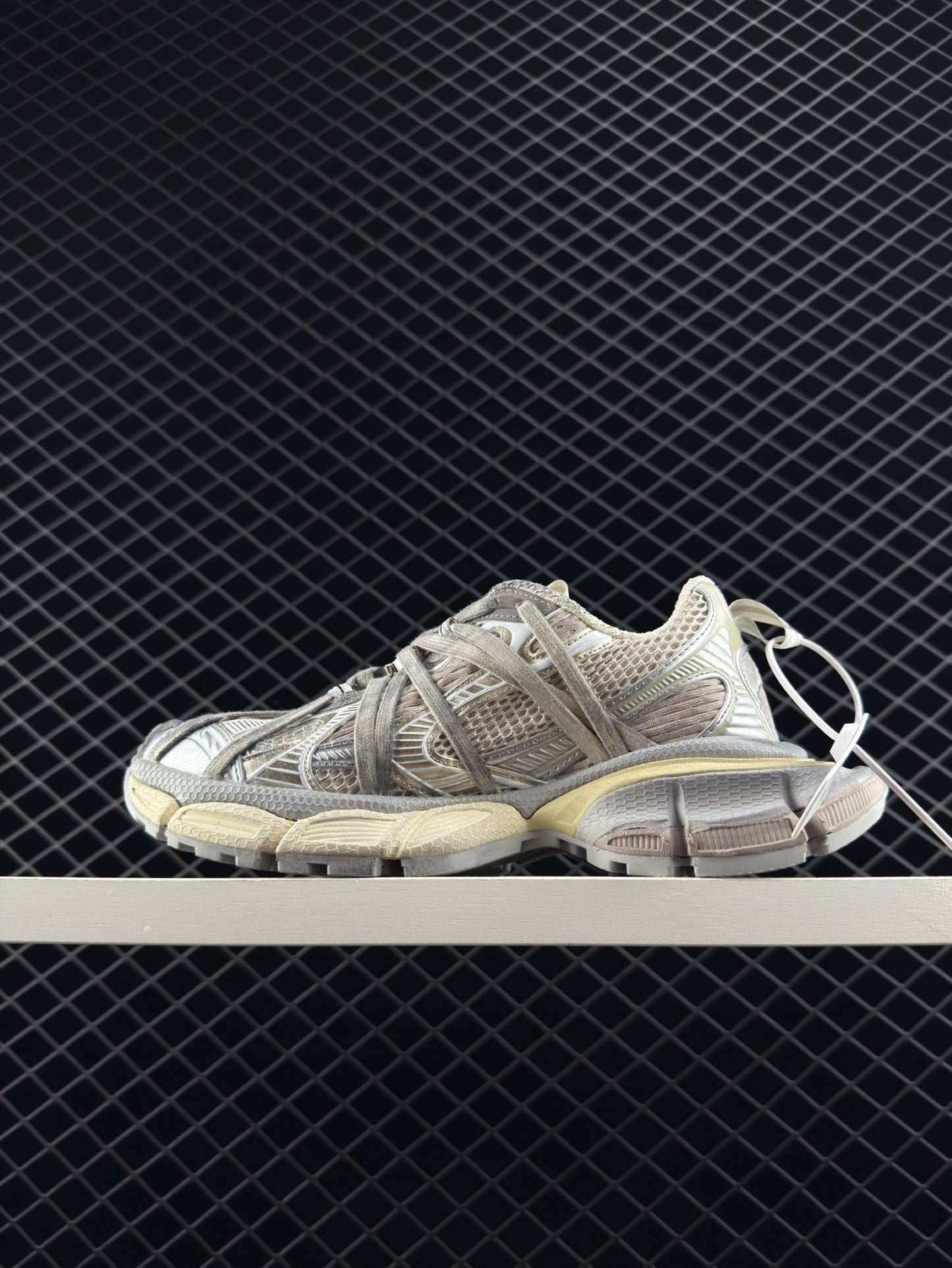 Balenciaga 3XL Extreme Lace Sneakers 3+ Low-Top Retro Trend Versatile Casual Jogging Running Shoes