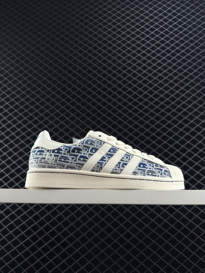 Adidas Originals Superstar Shell Head DIY Series Low Top Casual Sports Skate Shoes
