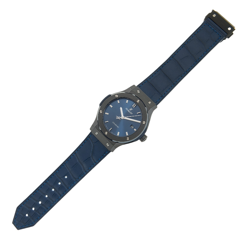 Hublot Classic Fusion Blue Wrist Watch