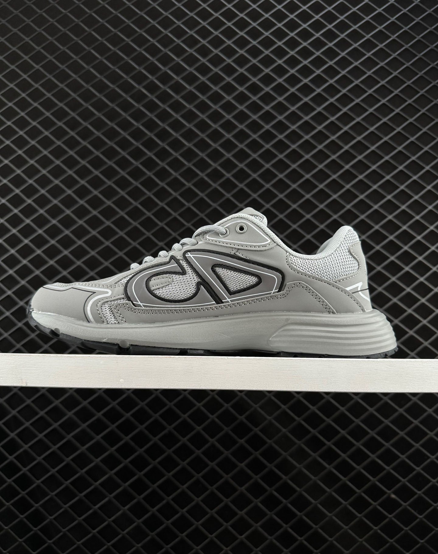 Dior B5 Mesh Fabric Thick Soled Lace Up Casual Low Cut Sneakers For Both Men And Women, Dad Shoes