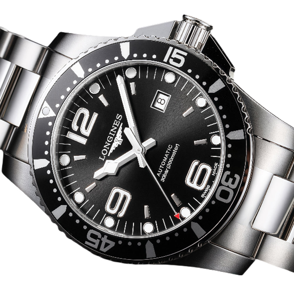 Longines HydroConquest L3.642.4.56.6 Automatic Diver's Wrist Watch