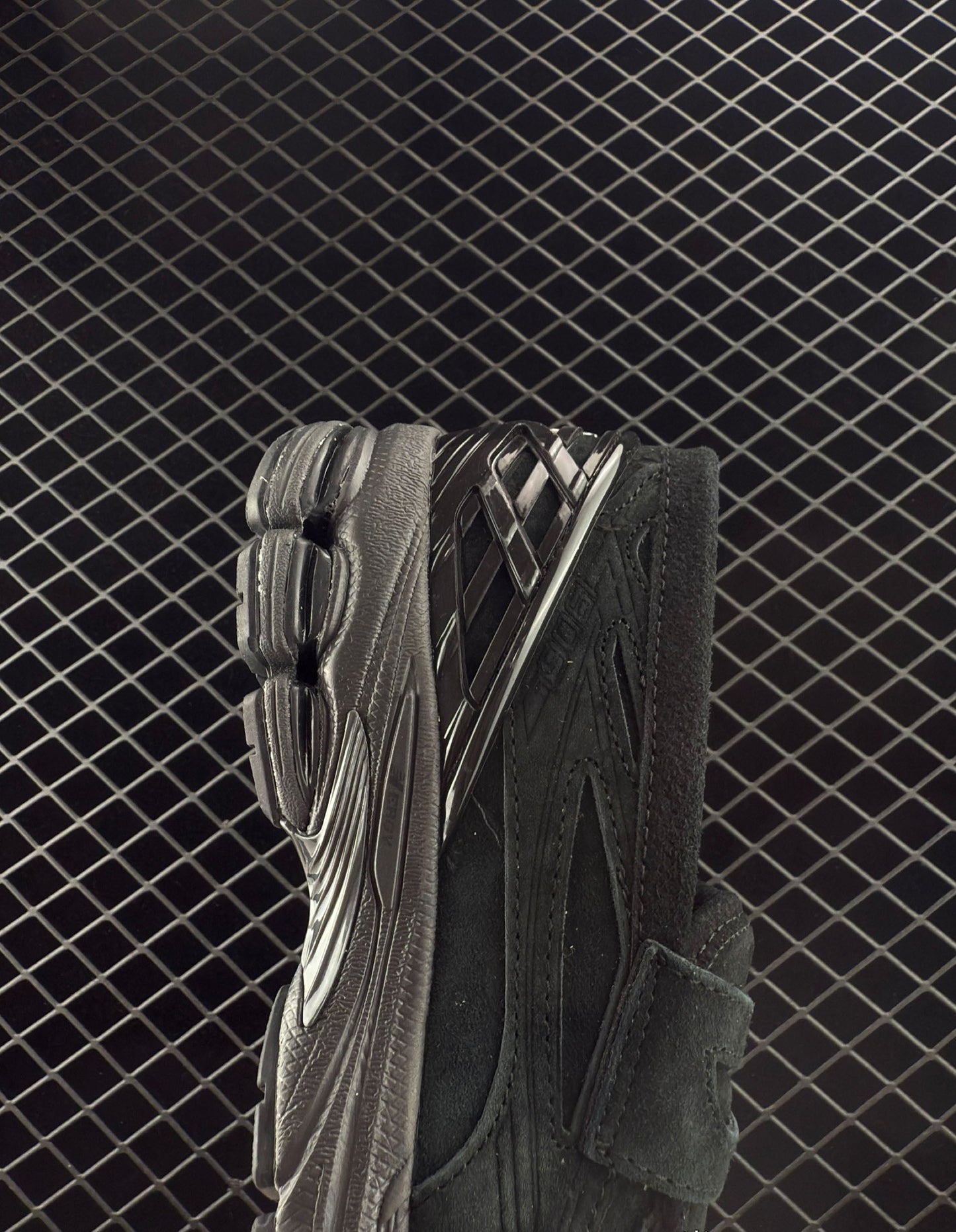 New Balance Dad Style All Black Casual Sneakers