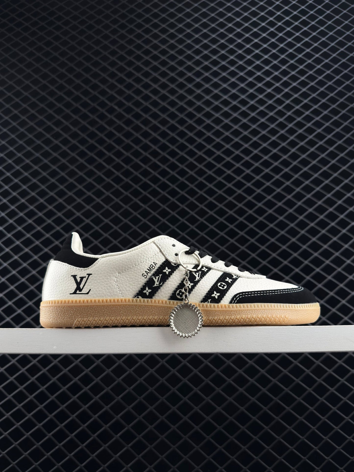 Louis Vuitton & Adidas Originals Samba OG Low Top Casual Sports Skate Shoes