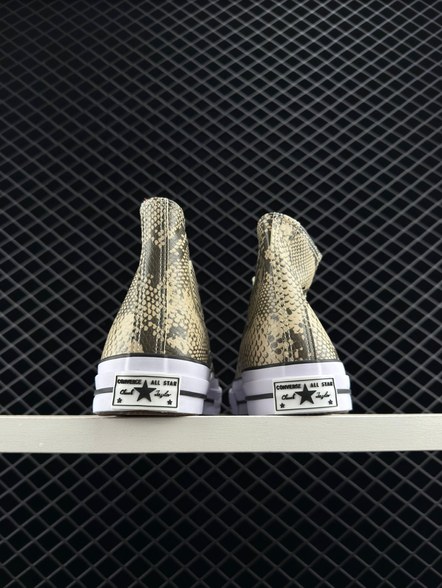 Stussy x Converse ALL STAR CHUCK 70 Snake Print High Top Canvas Shoes