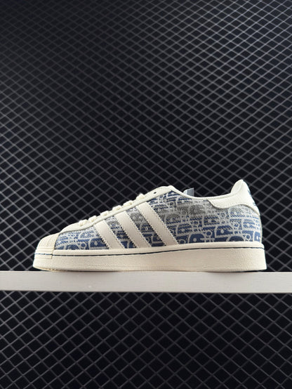Adidas Originals Superstar Shell Head DIY Series Low Top Casual Sports Skate Shoes
