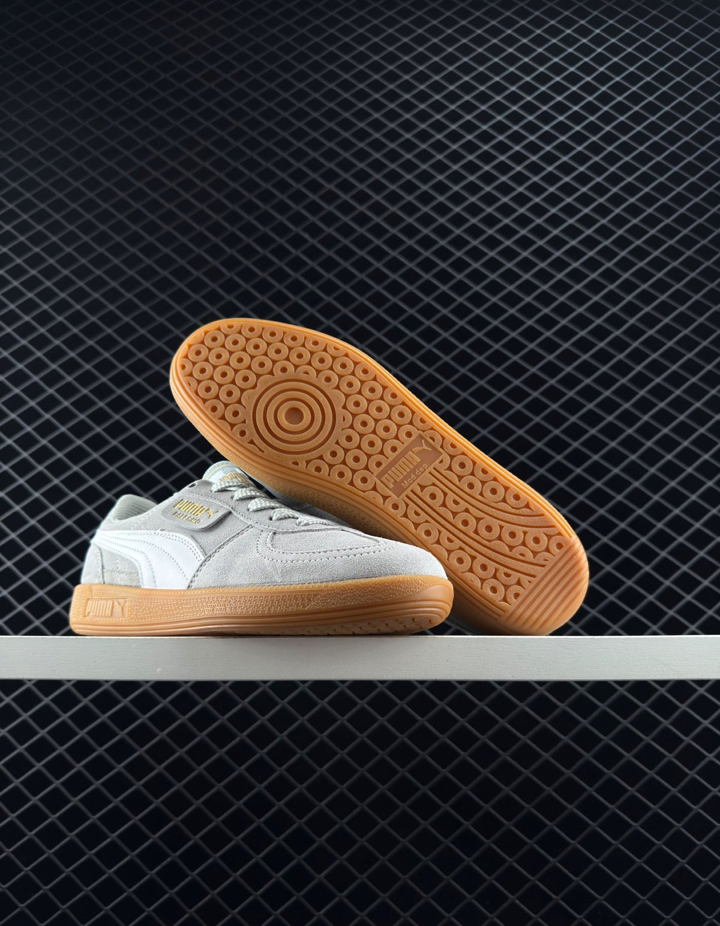 Puma German Training Style Stitching Leather Retro Versatile Casual Sports Shoes