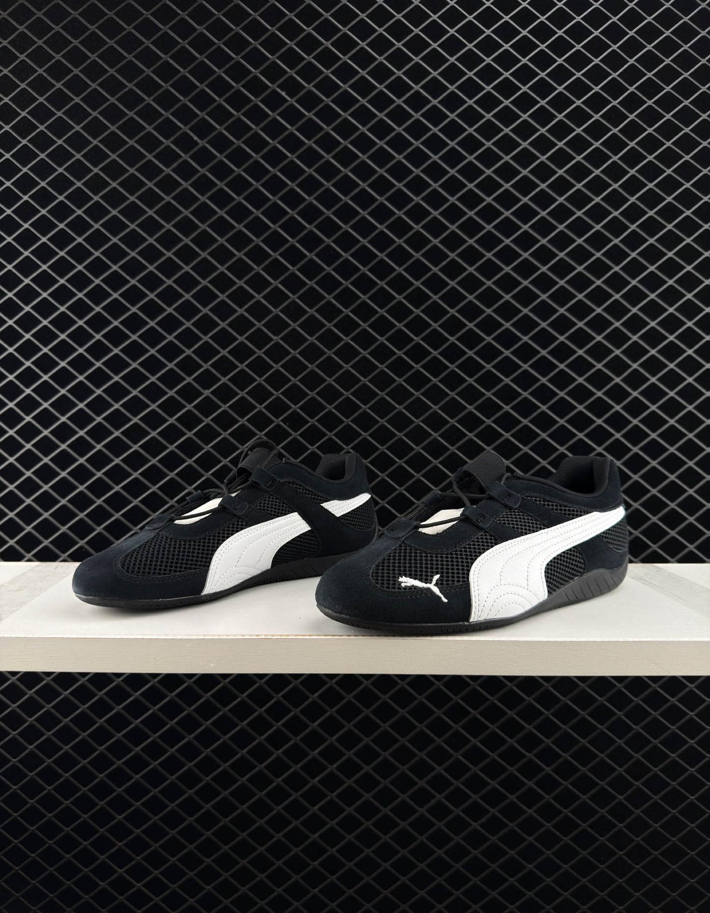 Puma Low Top Black And White Ballet Flats