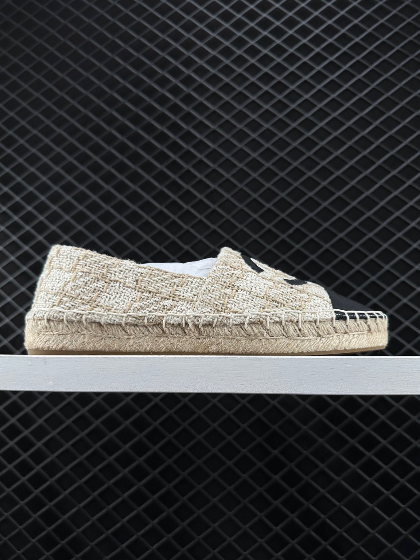 Chanel Espadrilles Leather Cap Toe Women's Shoes Casual Versatile Chunky Heeled Loafer