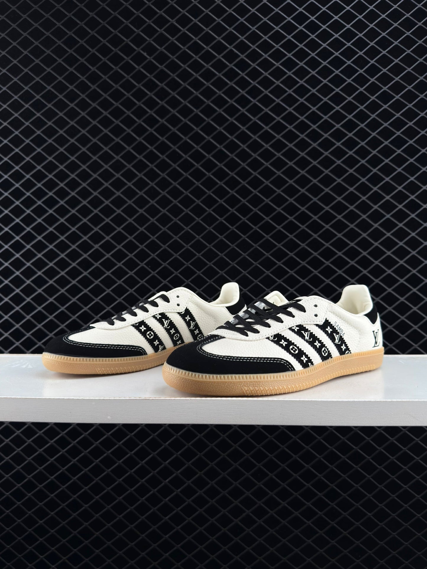 Louis Vuitton & Adidas Originals Samba OG Low Top Casual Sports Skate Shoes