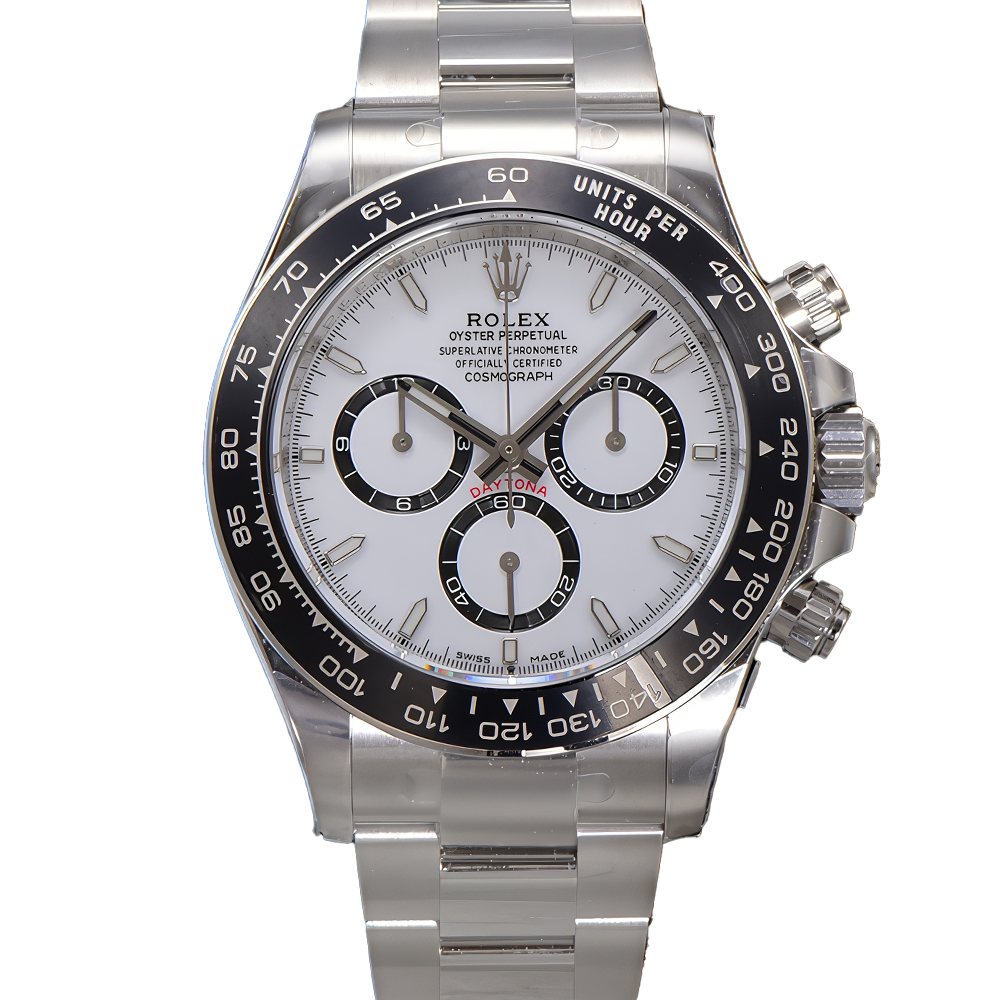 Rolex Daytona 116500 Stainless Steel Ceramic Bezel White Dial "Panda" Watch