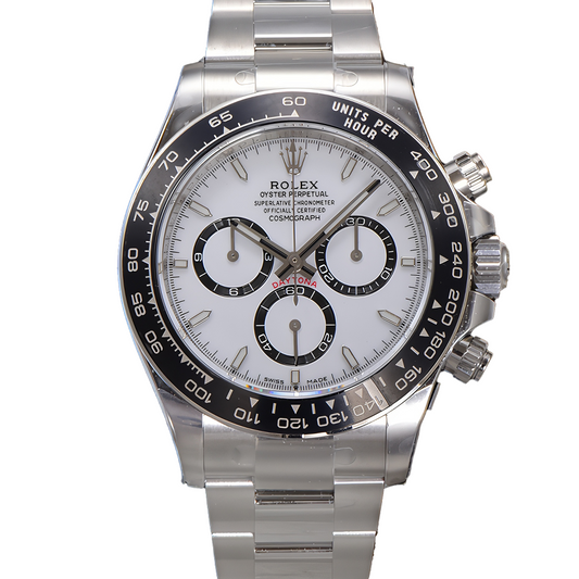 Rolex Daytona 116500 Stainless Steel Ceramic Bezel White Dial "Panda" Watch