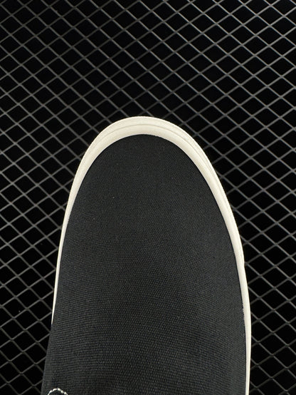 コンバース デッキスター スリッポン 67 ブラック ロートップ カジュアル スポーツ スケートシューズ