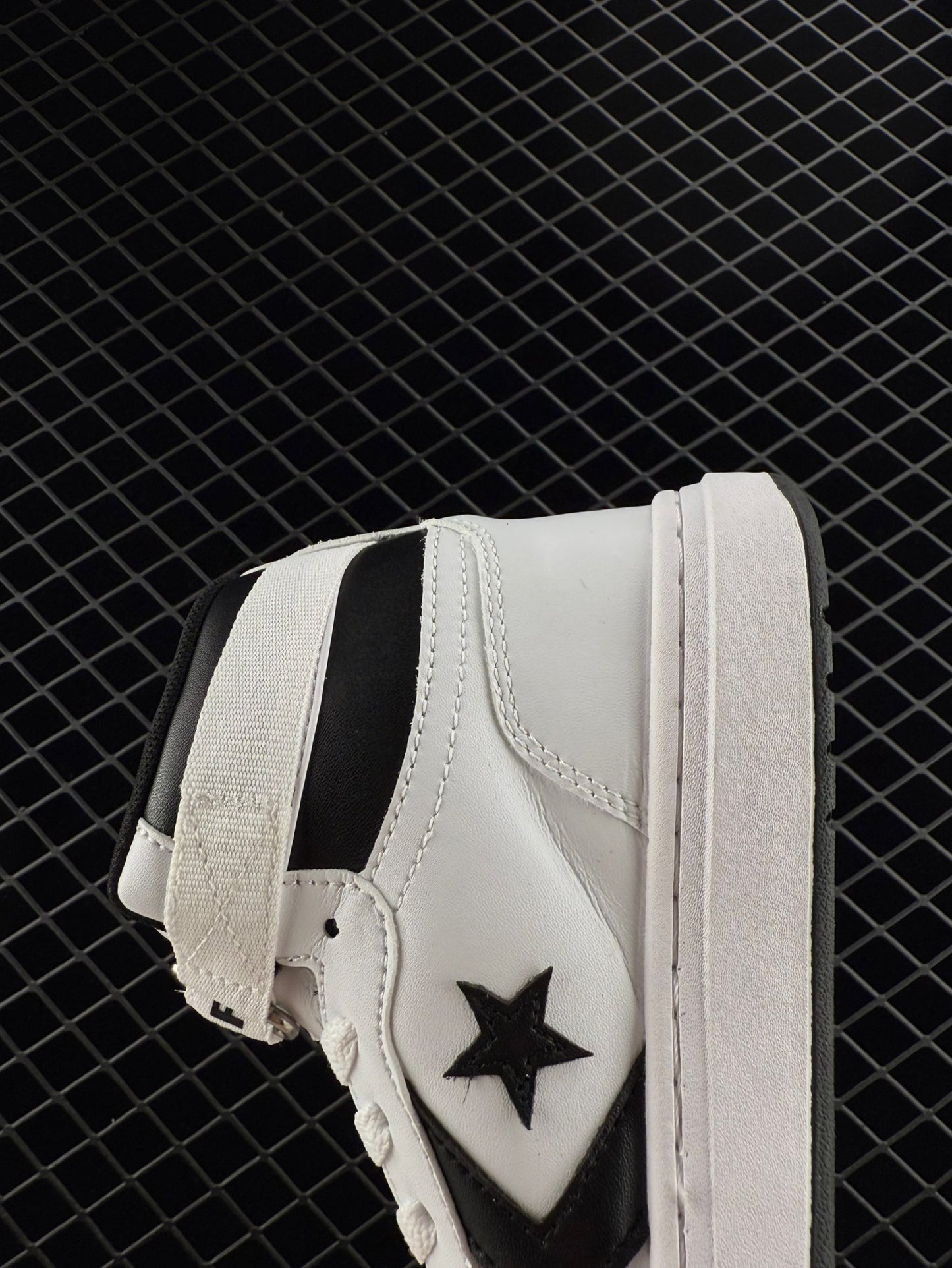 Converse Retro High Top Black and White Basketball Shoes