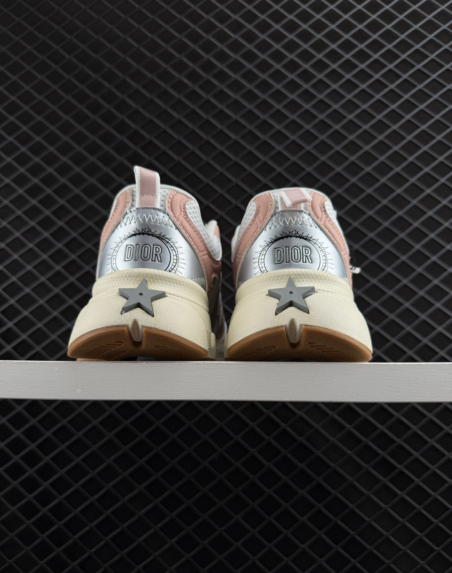 Dior Round Toe Lace Up Sports Running Shoes