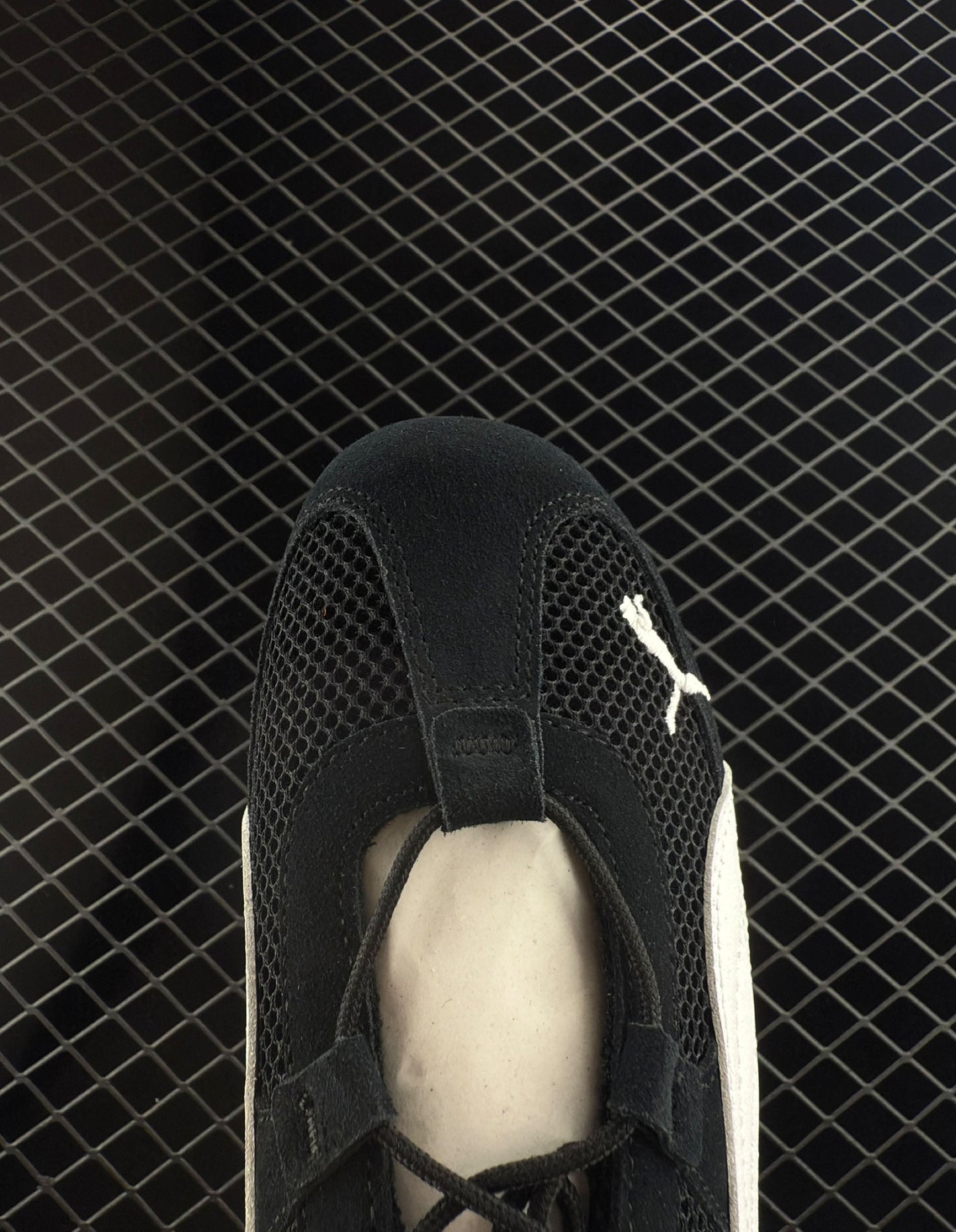 Puma Low Top Black And White Ballet Flats