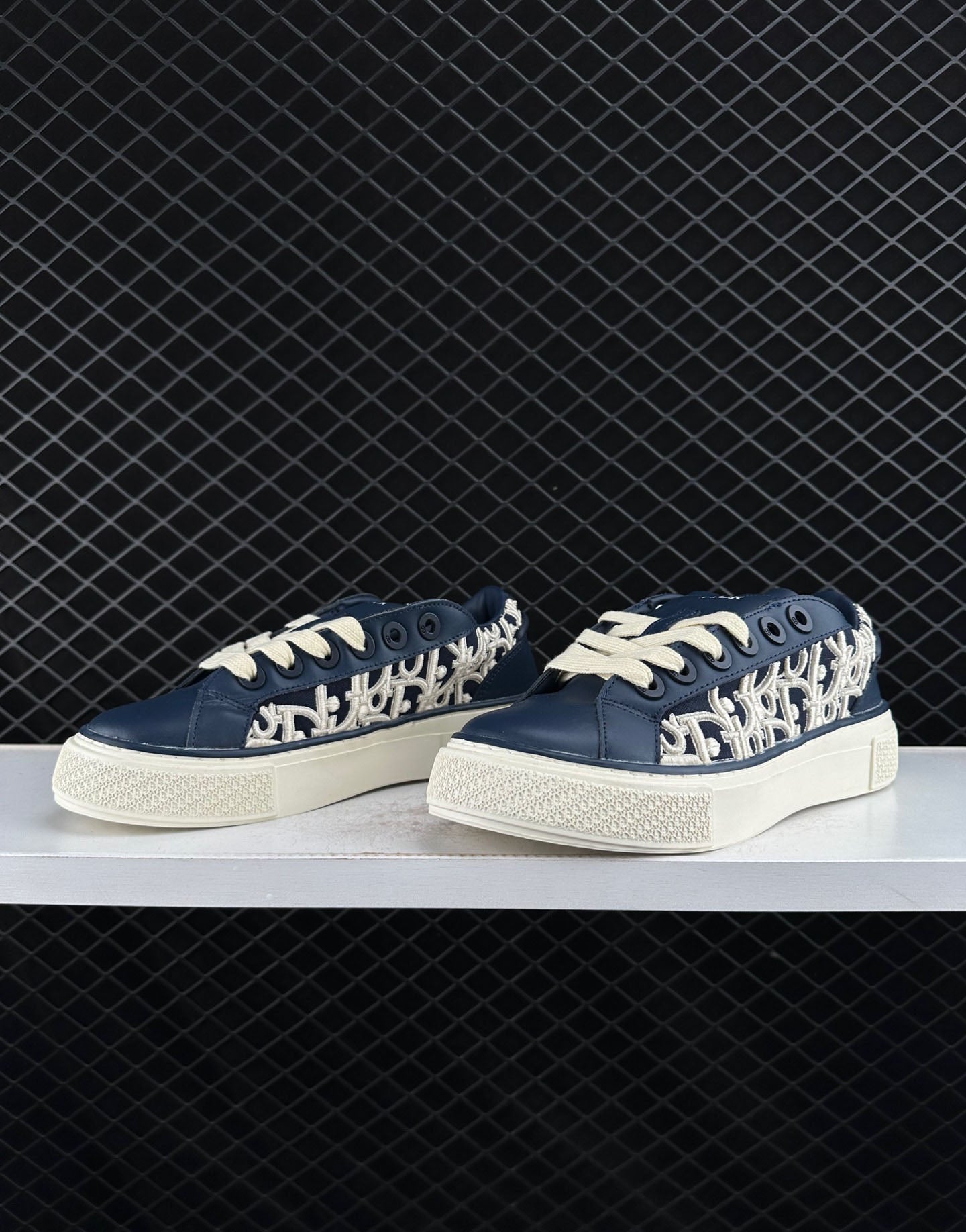 Dior Cotton Thick Soled Fashionable Board Shoes