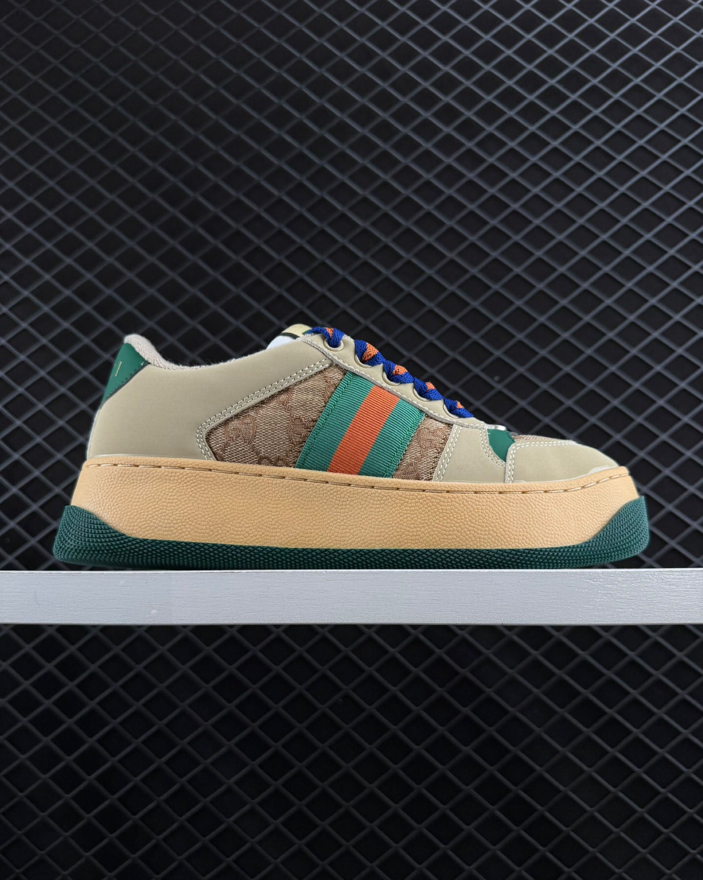 Gucci Super Soft Suede And Nubuck Calfskin Combination Sneakers