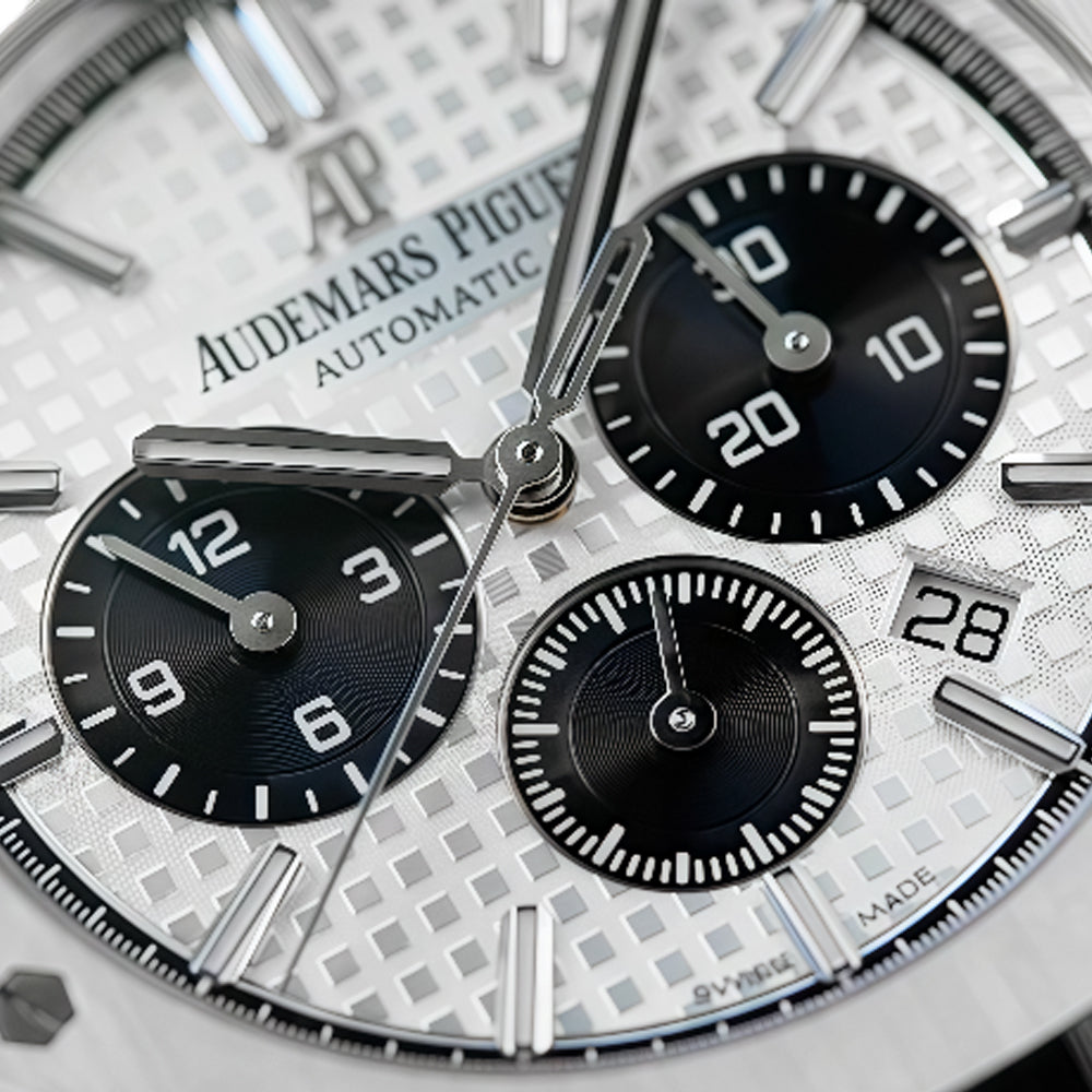 Audemars Piguet Royal Oak Chronograph Wrist Watch with Panda Dial