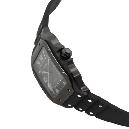 カルティエ メンズ カルティエ サントス ラージ WSSA0039 ブラック ADLCコーティング 40mm ブラック文字盤 自動巻き
