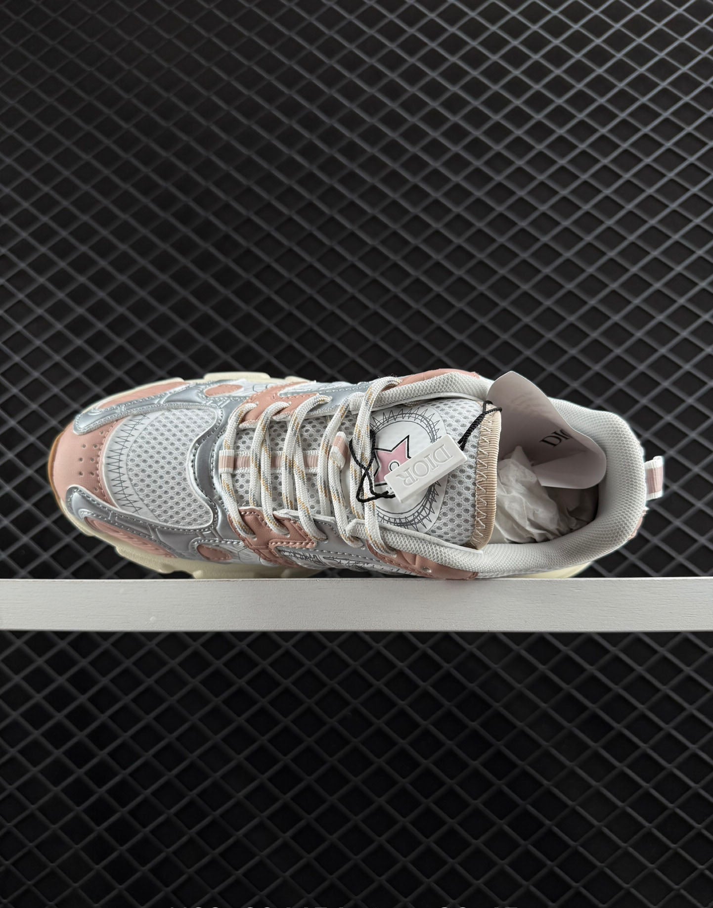 Dior Round Toe Lace Up Sports Running Shoes