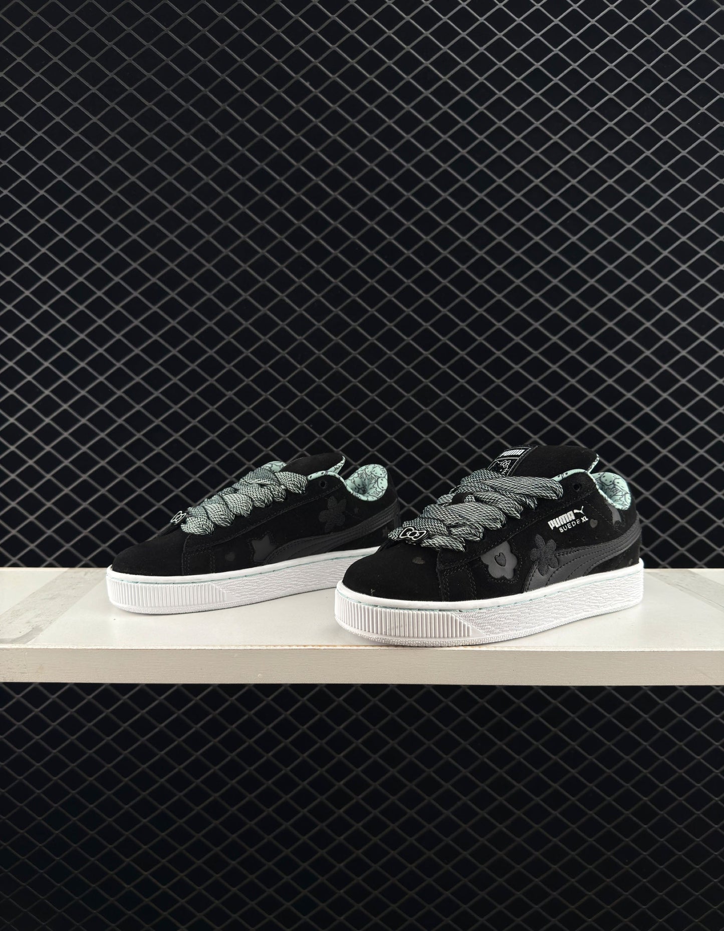 Puma Comfortable Soft Non-slip Wear-resistant Low-top Women's Black Sneakers