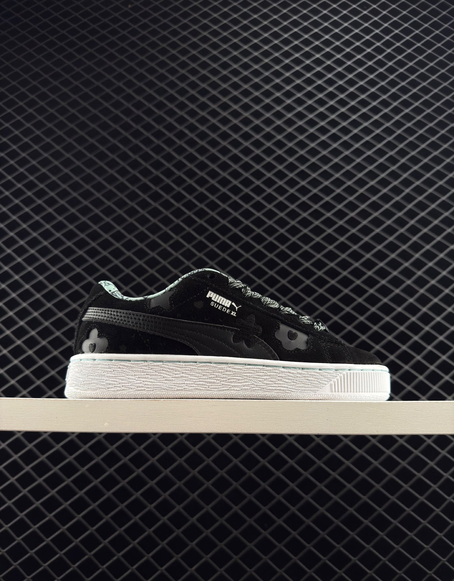 Puma Comfortable Soft Non-slip Wear-resistant Low-top Women's Black Sneakers