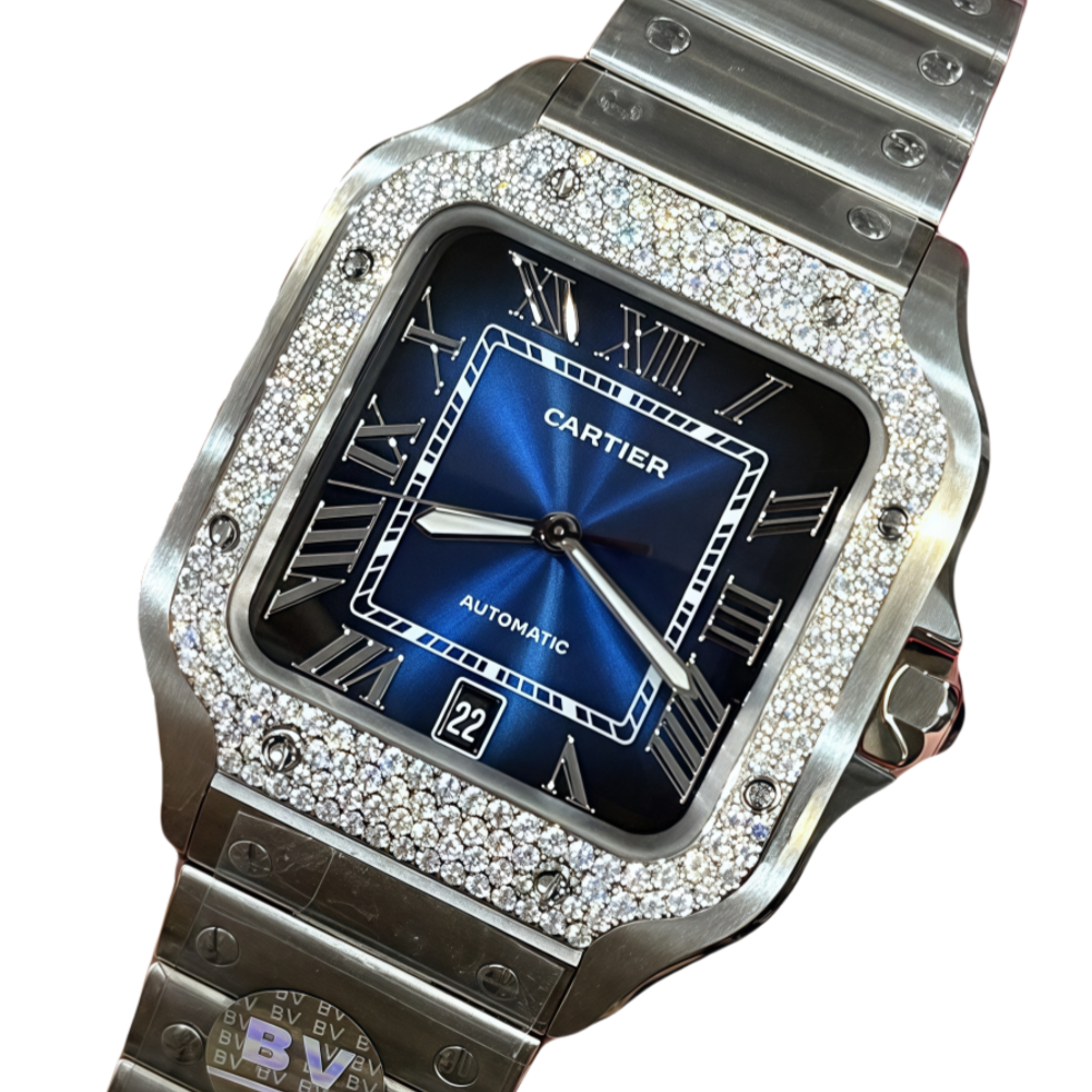 Cartier Santos W4SA0006 Diamond Watch