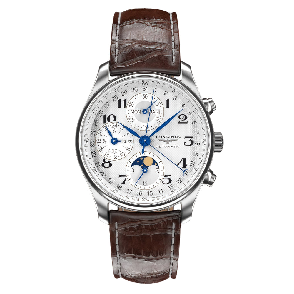 Longines Master Collection Automatic Chronograph Wrist Watch with Moon Phase