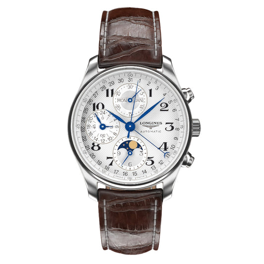 Longines Master Collection Automatic Chronograph Wrist Watch with Moon Phase