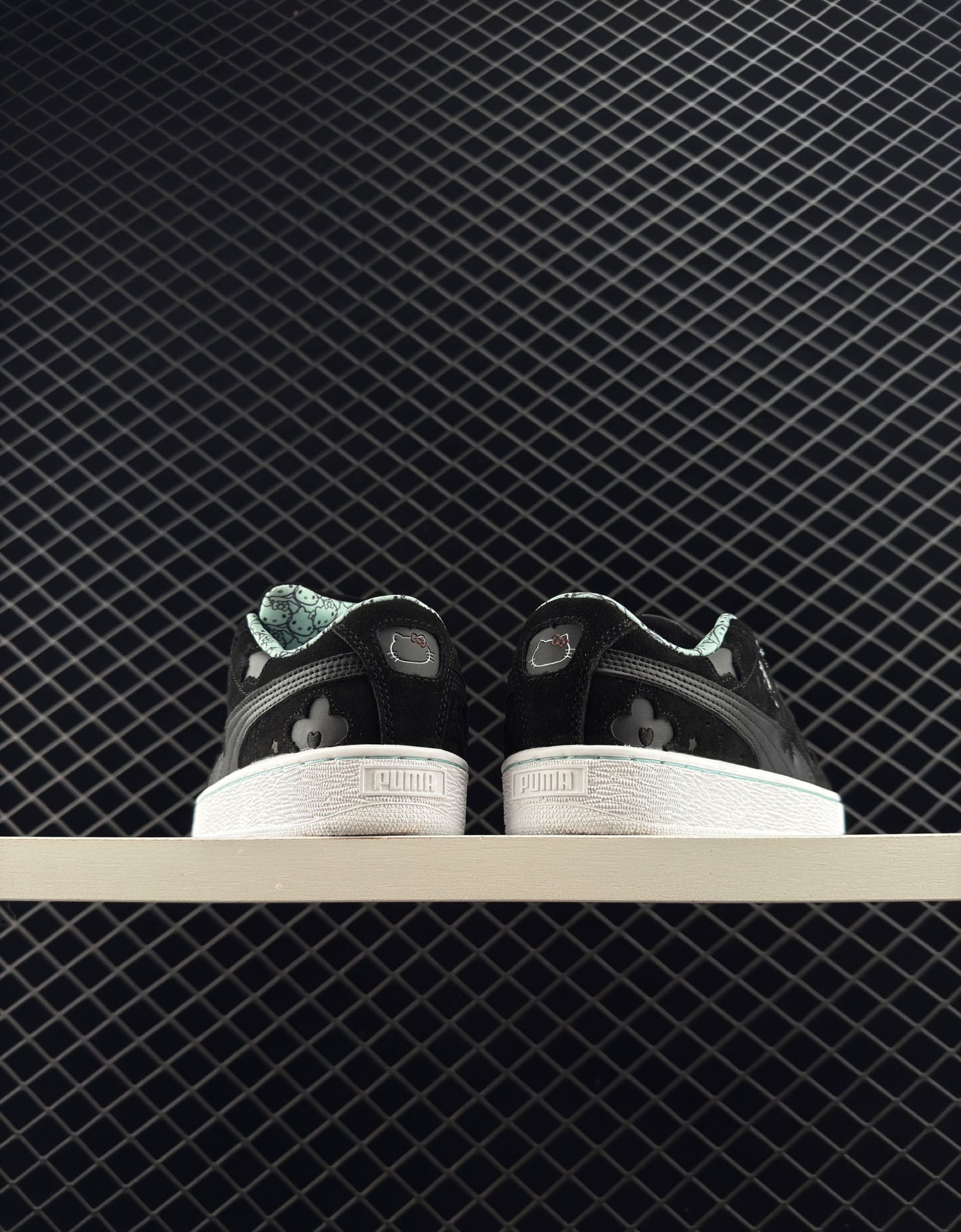 Puma Comfortable Soft Non-slip Wear-resistant Low-top Women's Black Sneakers