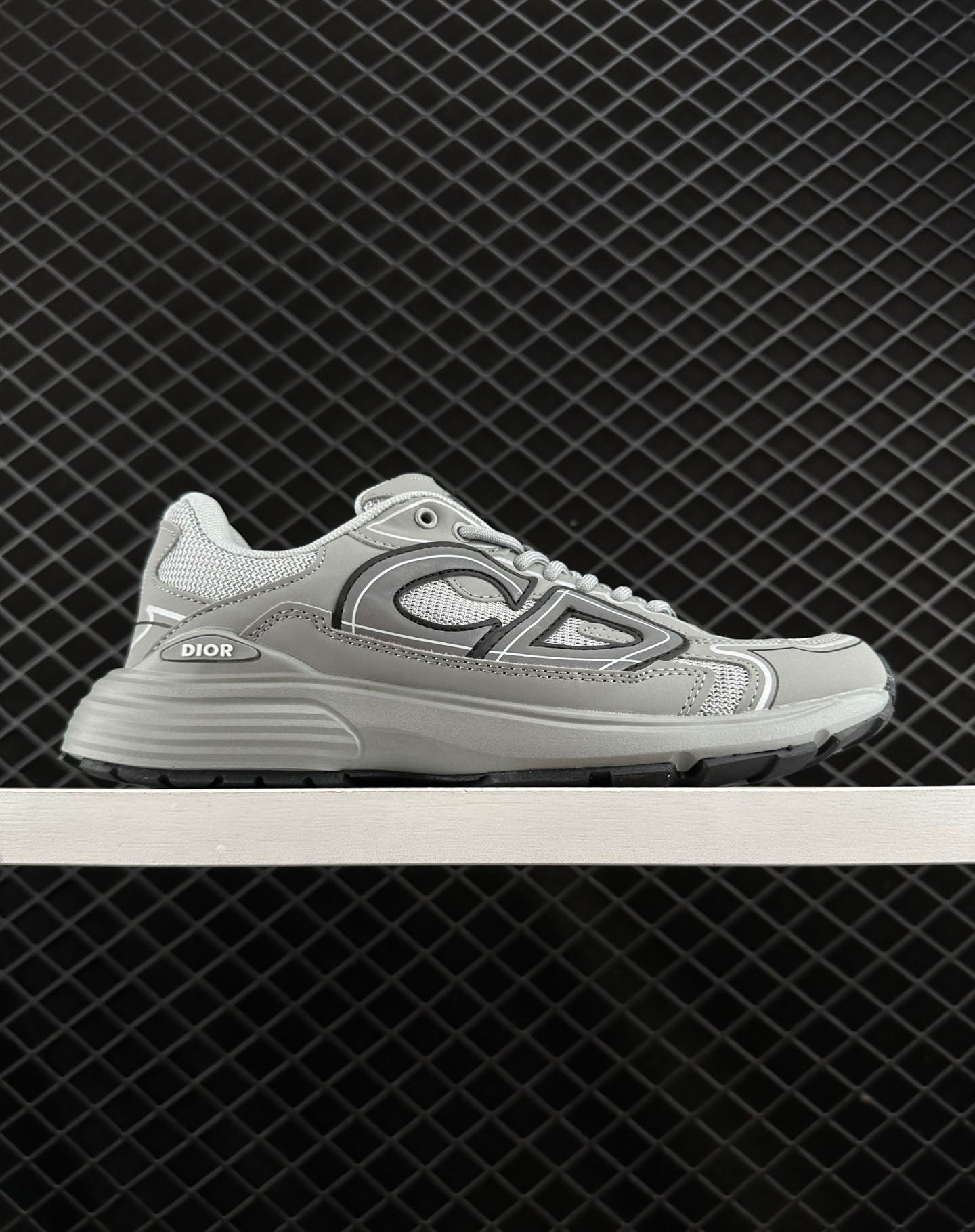 Dior B5 Mesh Fabric Thick Soled Lace Up Casual Low Cut Sneakers For Both Men And Women, Dad Shoes