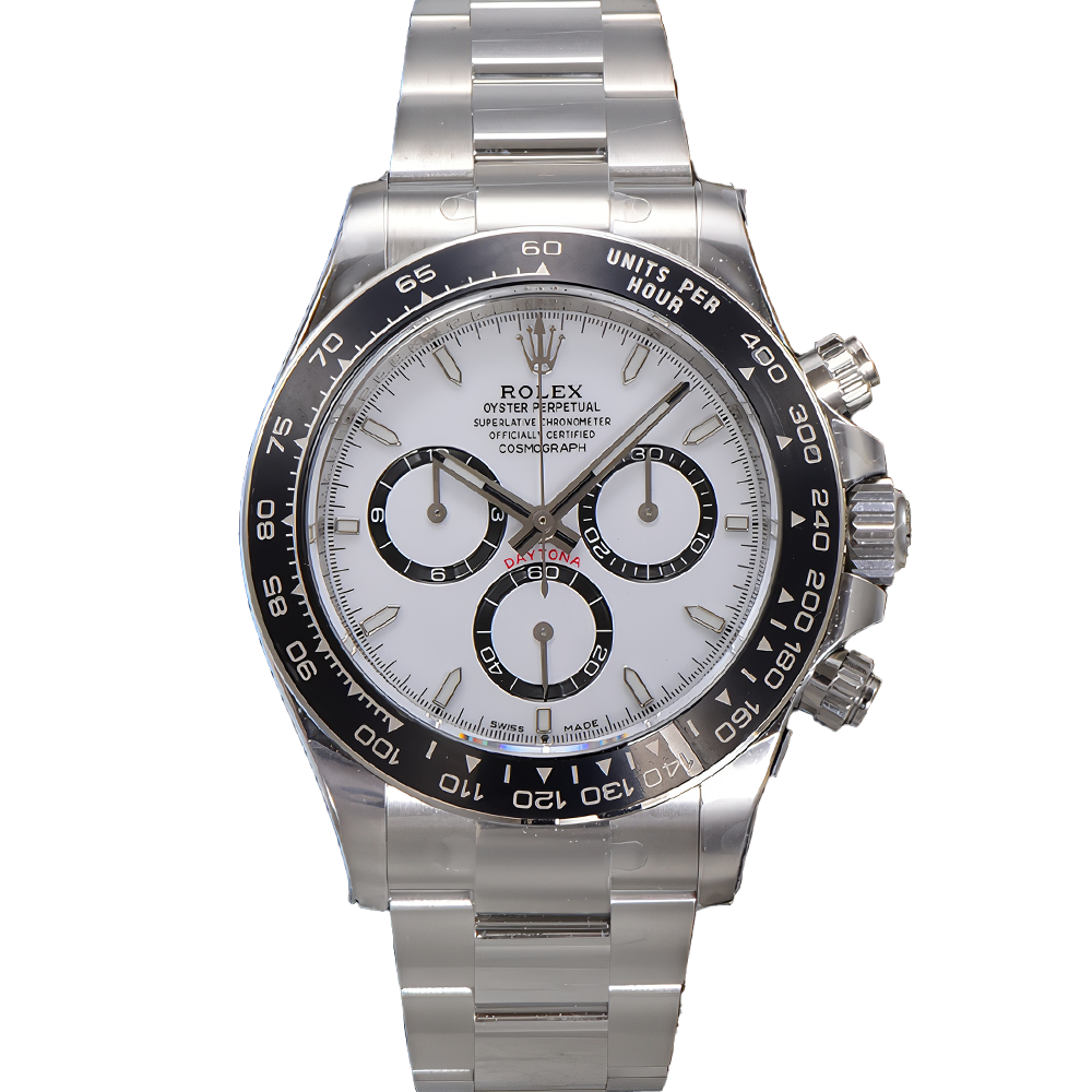 Rolex Daytona 116500 Stainless Steel Ceramic Bezel White Dial "Panda" Watch