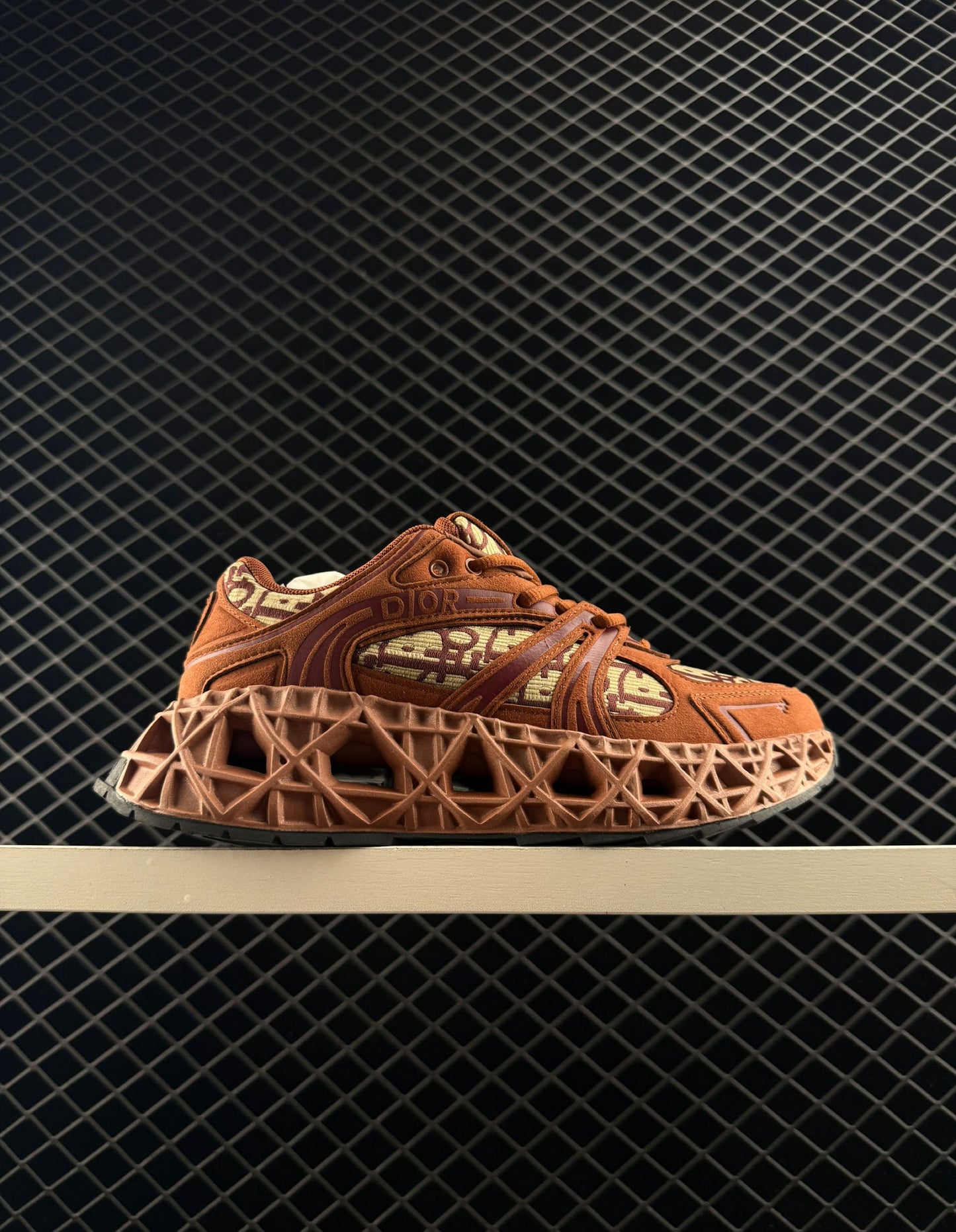 Dior Round Toe Lace-up Low-top Lifestyle Shoes