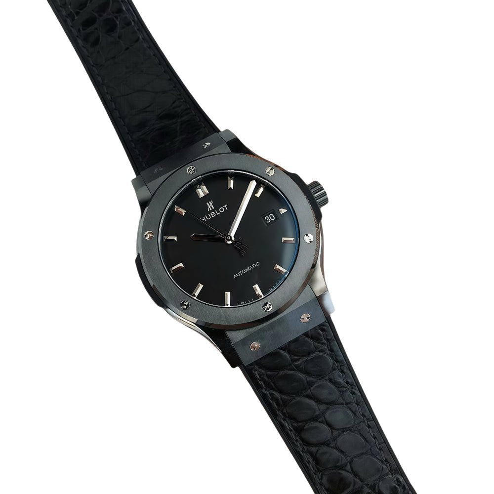 Hublot Classic Fusion Black Magic Wrist Watch