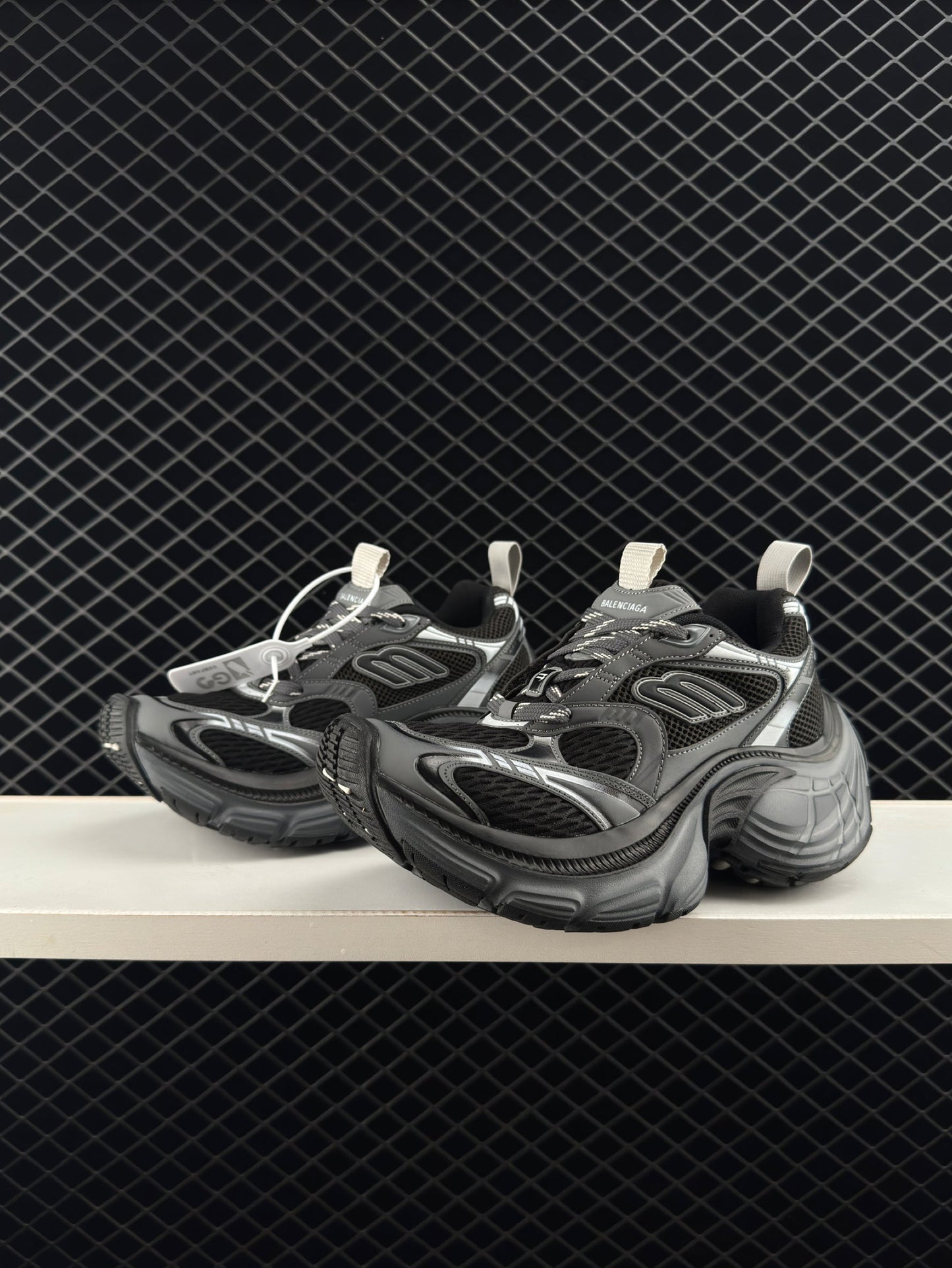 Balenciaga 6XL Black Low Top Clunky Shoes