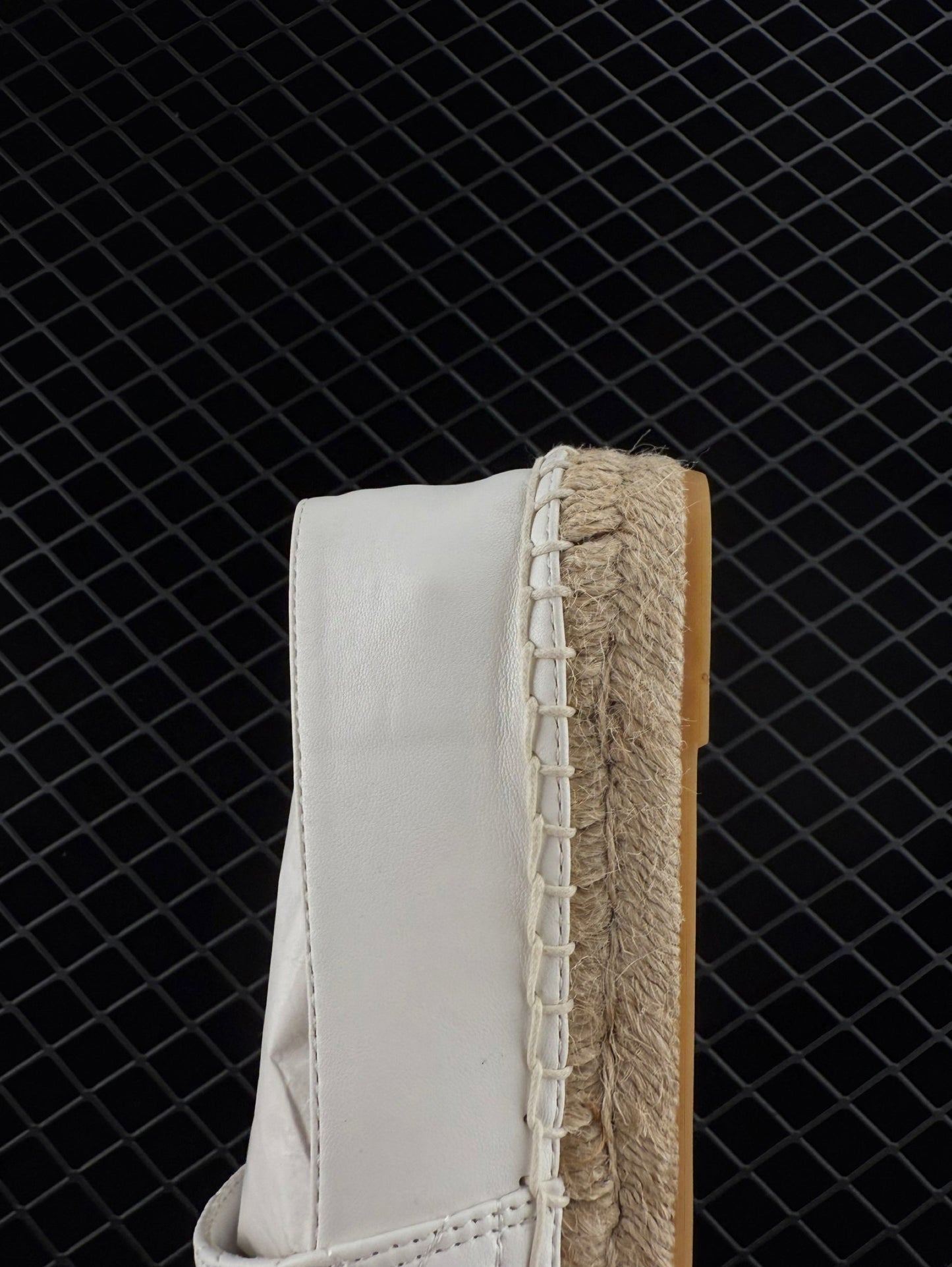 Chanel Espadrilles Leather Cap Toe Women's Shoes Casual Chunky Heeled Loafer