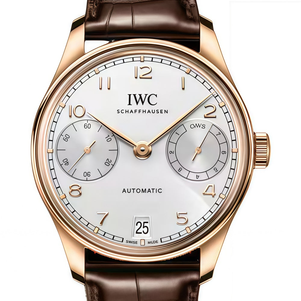 IWC White Dial IW501706 Calendar Type Fully Automatic Watch