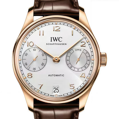IWC ホワイトダイヤル IW501706 カレンダータイプ フルオートマチックウォッチ