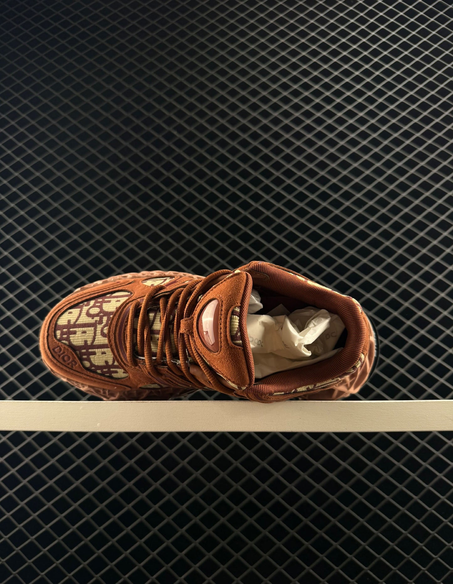 Dior Round Toe Lace-up Low-top Lifestyle Shoes