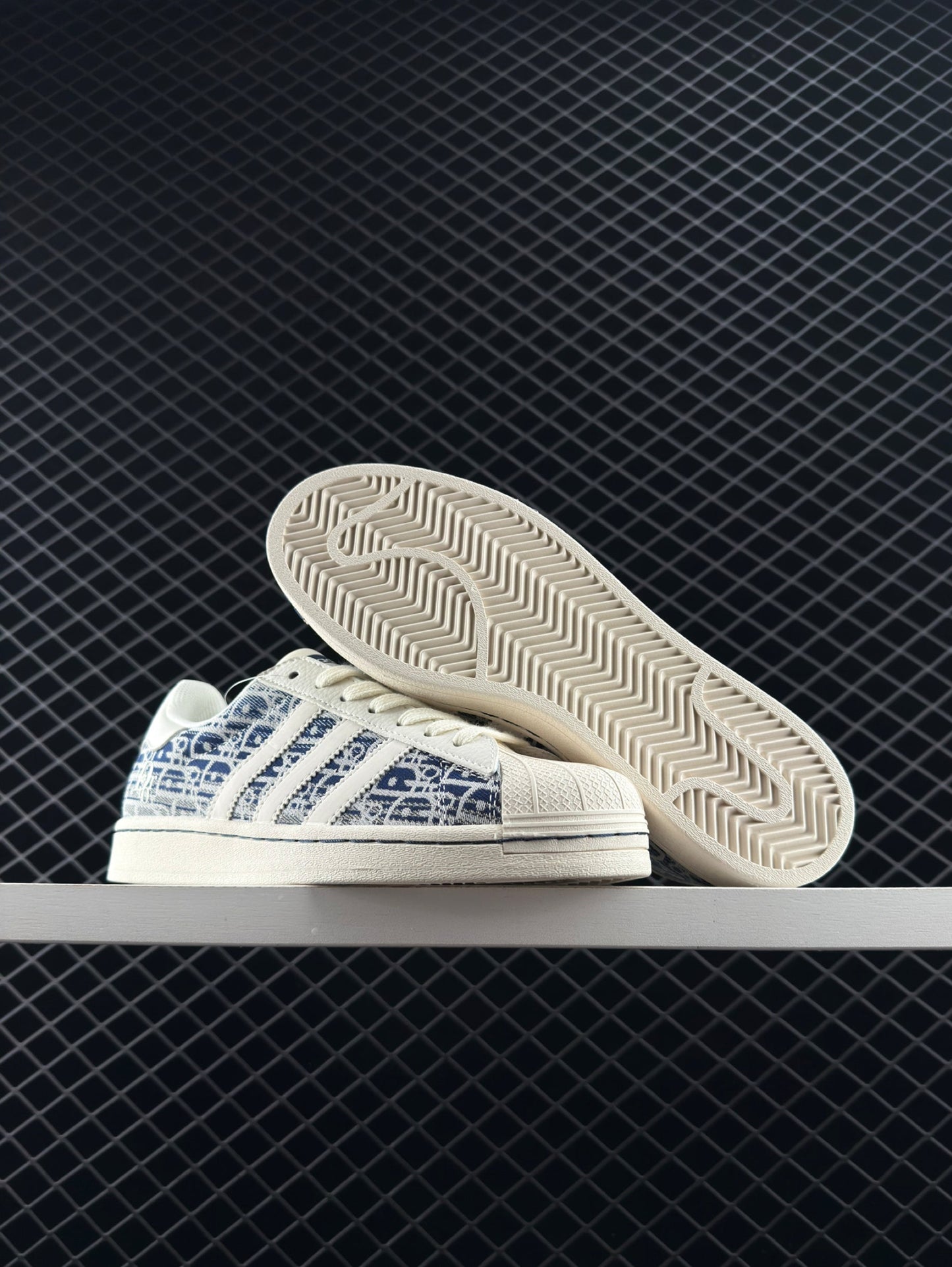 Adidas Originals Superstar Shell Head DIY Series Low Top Casual Sports Skate Shoes