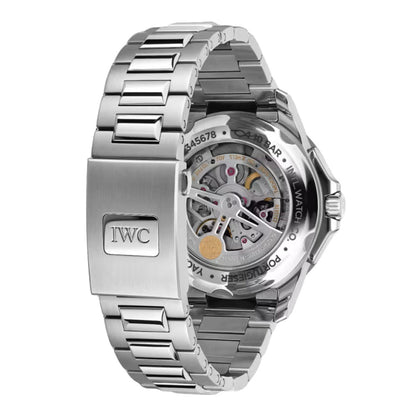 IWC ポルトガル ヨットクラブ ムーン＆タイド 44.6mm ブラックダイヤル IW344002 ウォッチ