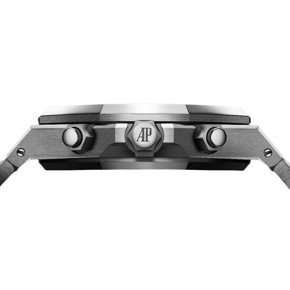 オーデマ ピゲ ロイヤルオーク 自動巻きクロノグラフ「50周年記念」スチールブレスレット、グリーンダイヤル（リファレンスナンバー 26240ST. O. 1320ST. 04）