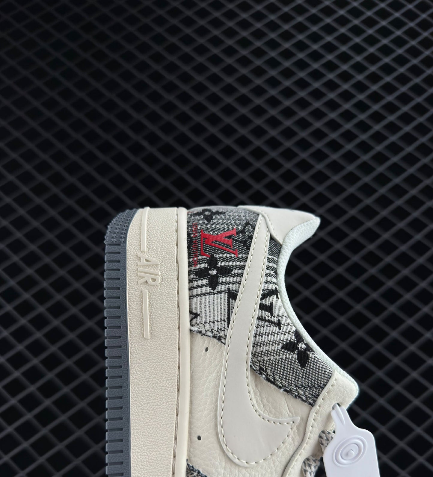 Louis Vuitton Black And White Denim Starry Sky Sneakers